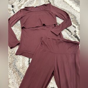 Kindred Bravely nursing pajama set